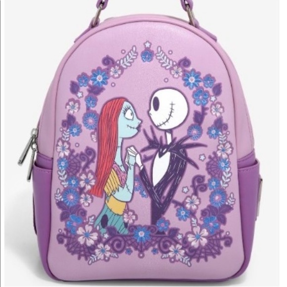 Loungefly Handbags - Loungefly The Nightmare Before Christmas Floral Boxlunch Exclusive Backpack